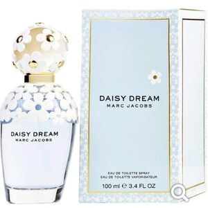 Marc Jacobs Daisy Dream Perfume with White and Gold Floral Design